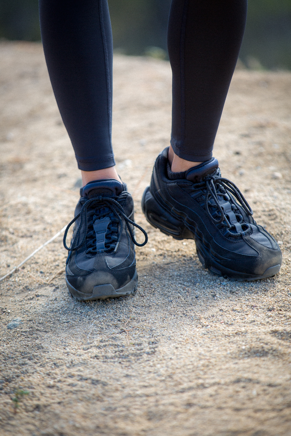 Womens air max 95 triple outlet black